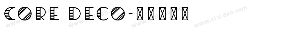 Core Deco字体转换